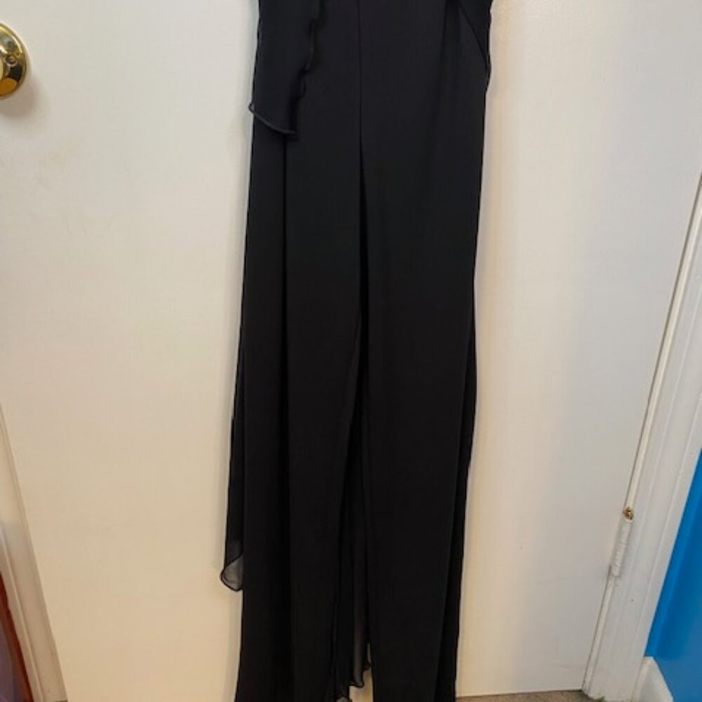 Next UP Black pants sleeveless jumpsuit - Picture 4 of 8